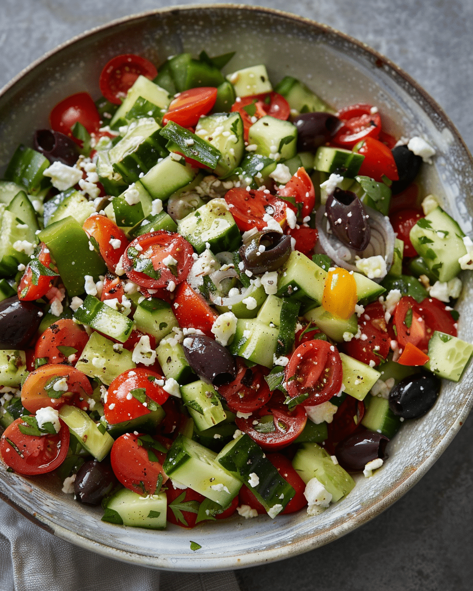 Chopped Greek Salad: Versatile Meals & Ingredient Swaps